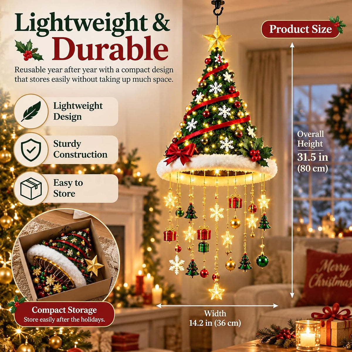 Christmas Hat Decor Lamp