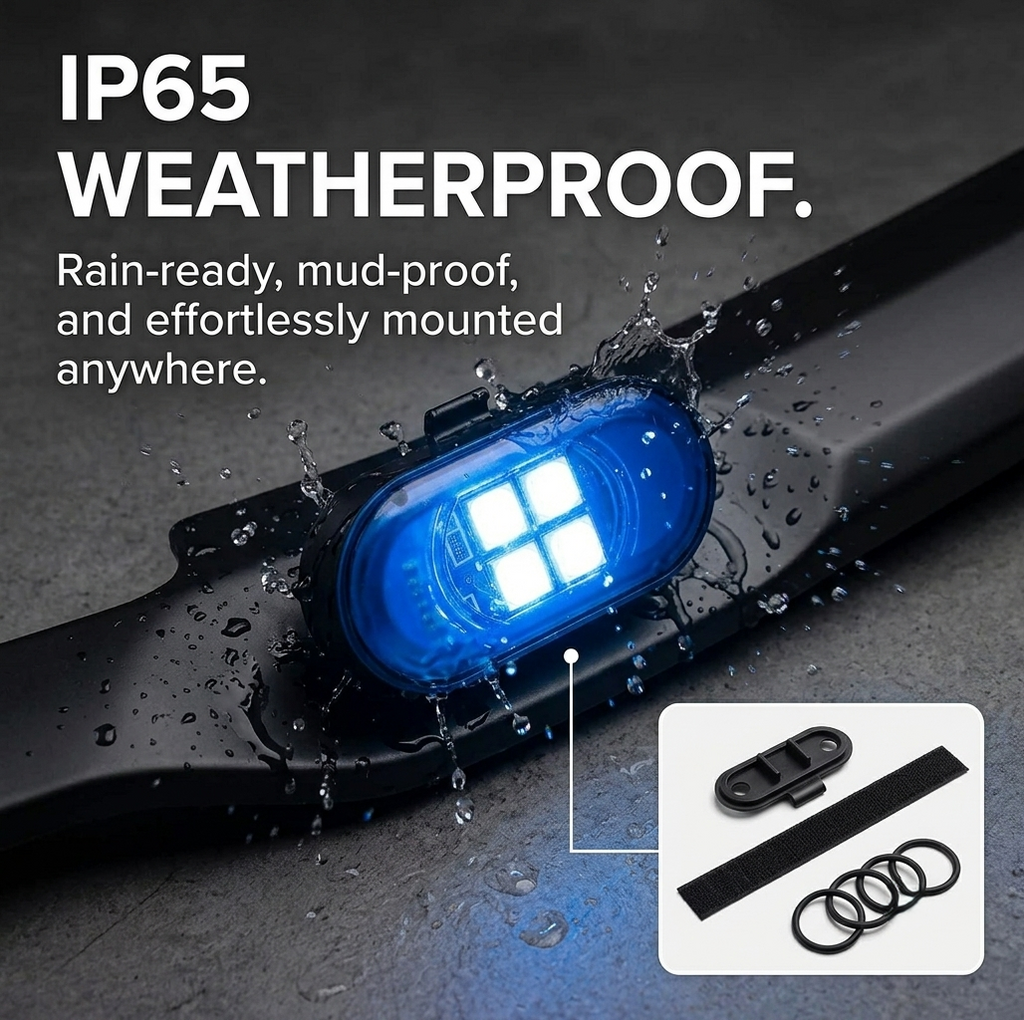 Wireless LED Car Lights with Remote Control